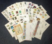 GB Cotswold FDC collection of 30 covers all 1980s neat typed addresses. Good Condition. We combine