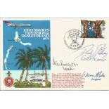 Joint Services Expedition to Danger Island 1975 signed FDC No. 739 of 911. Flown in VC10 from