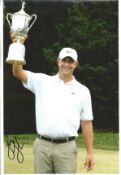 Lucas Glover Signed 10 x 8 inch golf photo. Good Condition. All signed pieces come with a