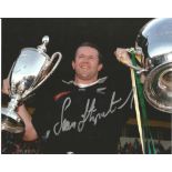 Sean Fitzpatrick New Zealand Signed 10 x 8 inch rugby photo. Good Condition. All signed pieces