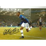 Ademola Lookman Everton Signed 16 X 12 inch football photo. Good Condition. All signed pieces come