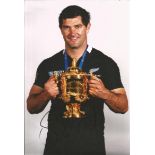 Stephen Donald Signed 10 x 8 inch rugby photo. Good Condition. All signed pieces come with a