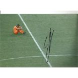 Eljero Elia Holland Signed 12 x 8 inch football photo. Good Condition. All signed pieces come with a