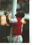 Ian Wright Arsenal Signed 12 x 8 inch football photo. Good Condition. All signed pieces come with