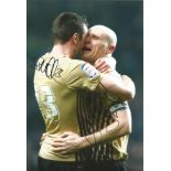 Gary Jones and Rory McArdle Bradford Signed 12 x 8 inch football photo. Good Condition. All signed