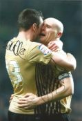 Gary Jones and Rory McArdle Bradford Signed 12 x 8 inch football photo. Good Condition. All signed