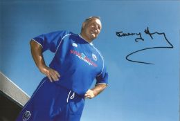 Barry Fry teams Signed 12 x 8 inch football colour photo. Good Condition. All signed pieces come