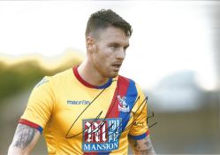 Connor Wickham Crystal Palace Signed 12 x 8 inch football photo. Good Condition. All signed pieces