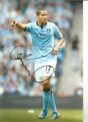Jack Rodwell Manchester City Signed 12 x 8 inch football photo. Good Condition. All signed pieces