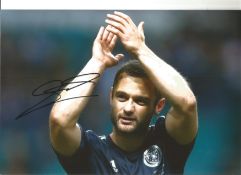 Shaun Maloney Scotland Signed 12 x 8 inch football photo. Good Condition. All signed pieces come