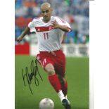 Hasan Sas Turkey 12 x 8 signed colour photo. Good Condition. All signed pieces come with a