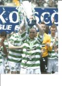 John Hartson Celtic Signed 10 x 8 inch football photo. Good Condition. All signed pieces come with a