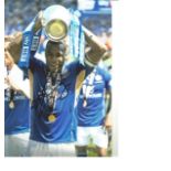 Wes Morgan Leicester City Signed 12x 8 inch football photo. Good Condition. All signed pieces come