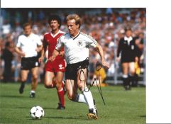 Karl-Heinz Rummenigge Germany Signed 10 x 8 inch football photo. Good Condition. All signed pieces