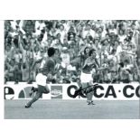 Marco Tardelli Italy 82 Italy Signed 16 x 12 inch football photo. Good Condition. All signed