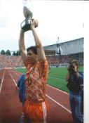 Marco Van Basten Holland Signed 12 x 8 inch football photo. Good Condition. All signed pieces come