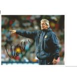 Manuel Pellegrini Manchester City Signed 10 x 8 inch football photo. Good Condition. All signed