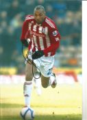John Carew Stoke Signed 12 x 8 inch football photo. Good Condition. All signed pieces come with a