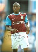 Fabian Delph Aston Villa Signed 12 x 8 inch football photo. Good Condition. All signed pieces come