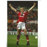 Stuart Pearce Notts Forest Signed 12 x 8 inch football photo. Good Condition. All signed pieces come