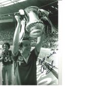 Liam Brady Arsenal Signed 12 x 8 inch football photo. Good Condition. All signed pieces come with