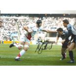 Steve Borthwick 12 x 8 inch rugby colour photo. Good Condition. All signed pieces come with a