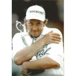 Tom Lehman Signed 10 x 8 inch golf photo. Good Condition. All signed pieces come with a