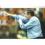 David Pleat Tottenham Signed 12 x 8 inch football photo. Good Condition. All signed pieces come with