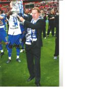 Harry Redknapp Portsmouth Signed 10 x 8 inch football photo. Good Condition. All signed pieces