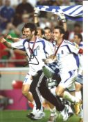 Giorgos Karagounis Greece Signed 12 x 8 inch football photo. Good Condition. All signed pieces