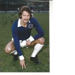 Frank Worthington Leicester City Signed 12 x 8 inch football photo. Good Condition. All signed