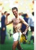 Mick McCarthy Ireland Signed 12 x 8 inch football photo. Good Condition. All signed pieces come with