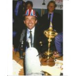 Tony Jacklin Signed 10 x 8 inch golf photo. Good Condition. All signed pieces come with a