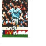 Georgi Kinkladze inc Derby Manchester City Signed 10 x 8 inch football photo. Good Condition. All