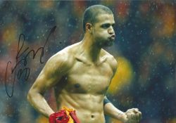 Felipe Melo Galatasaray signed 12 x 8 colour football photo. Good Condition. All signed pieces