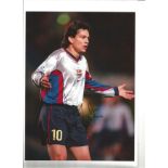 Jari Litmanen Barcelona Signed 12 x 8 inch football photo. Good Condition. All signed pieces come