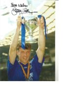 Steve Walsh Leicester City Signed 12 x 8 inch football photo. Good Condition. All signed pieces come