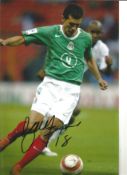 Jared Borgetti Mexico Signed 10 x 8 inch football photo. Good Condition. All signed pieces come with