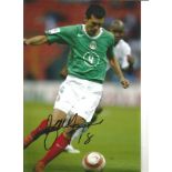 Jared Borgetti Mexico Signed 10 x 8 inch football photo. Good Condition. All signed pieces come with