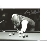 Snooker Terry Griffiths 10x8 Signed B/W Photo Pictured In Action. Good Condition. All signed