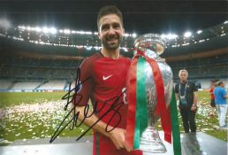 Joao Moutinho Portugal Signed 12 x 8 inch football photo. Good Condition. All signed pieces come