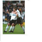 Georgi Kinkladze Derby County Signed 10 x 8 inch football photo. Good Condition. All signed pieces