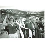 Tommy Docherty Man United Signed 10 x 8 inch football photo. Good Condition. All signed pieces