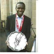 Fabrice Muamba Bolton Signed 12 x 8 inch football photo. Good Condition. All signed pieces come with