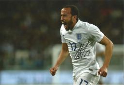 Andros Townsend England Signed 12 x 8 inch football photo. Good Condition. All signed pieces come