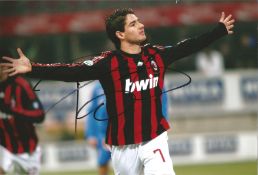 Alexandre Pato AC Milan Signed 12 x 8 inch football photo. Good Condition. All signed pieces come