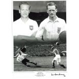 Tom Finney Preston Signed 16 x 12 inch football photo. Good Condition. All signed pieces come with a