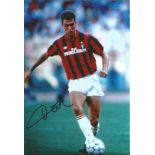Paolo Maldini AC Milan Signed 12 x 8 inch football photo. Good Condition. All signed pieces come