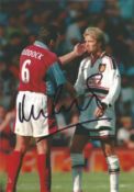 Neil Ruddock West Ham Signed 12 x 8 inch football photo. Good Condition. All signed pieces come with