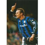 Football Noel Whelan 10x8 signed colour photo pictured celebrating while playing for